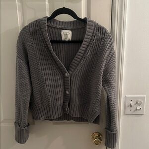 Abercrombie & Fitch Charcoal Cardigan